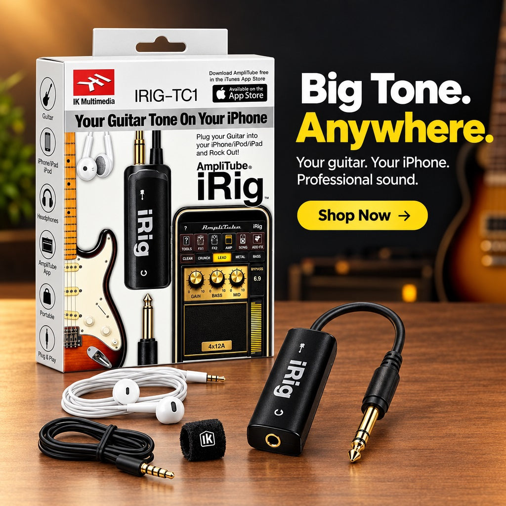 Type-C iRig Guitar Audio Interface Adapt