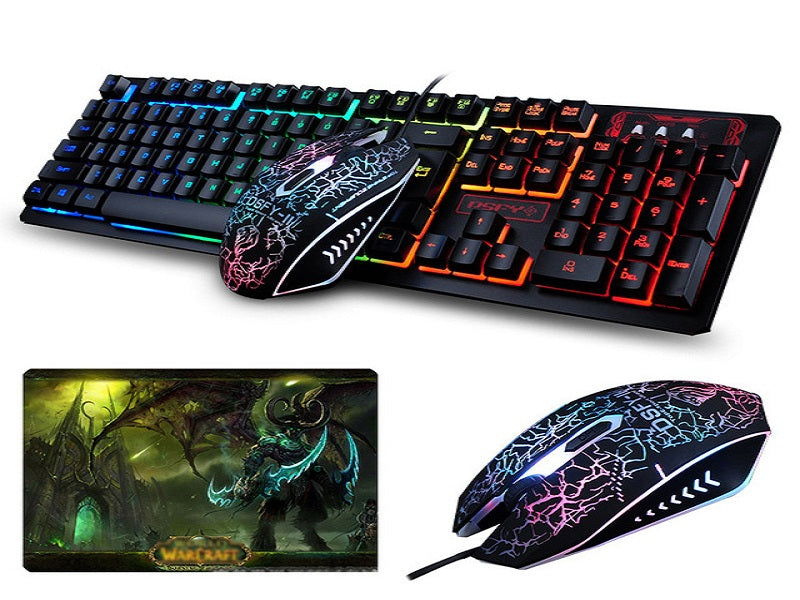 WIRED Combo Backlight Keyboard & Mouse