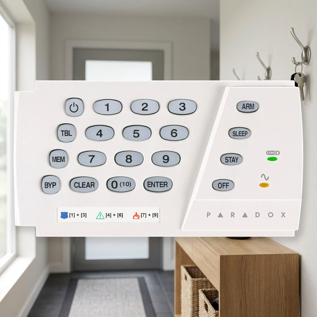 Paradox K636 10 Zone LED Alarm Keypad – view 3