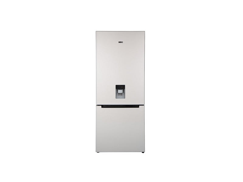 KIC 314L Bottom Freezer Fridge Metallic