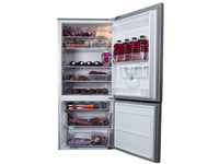 KIC 314L Bottom Freezer Fridge Metallic