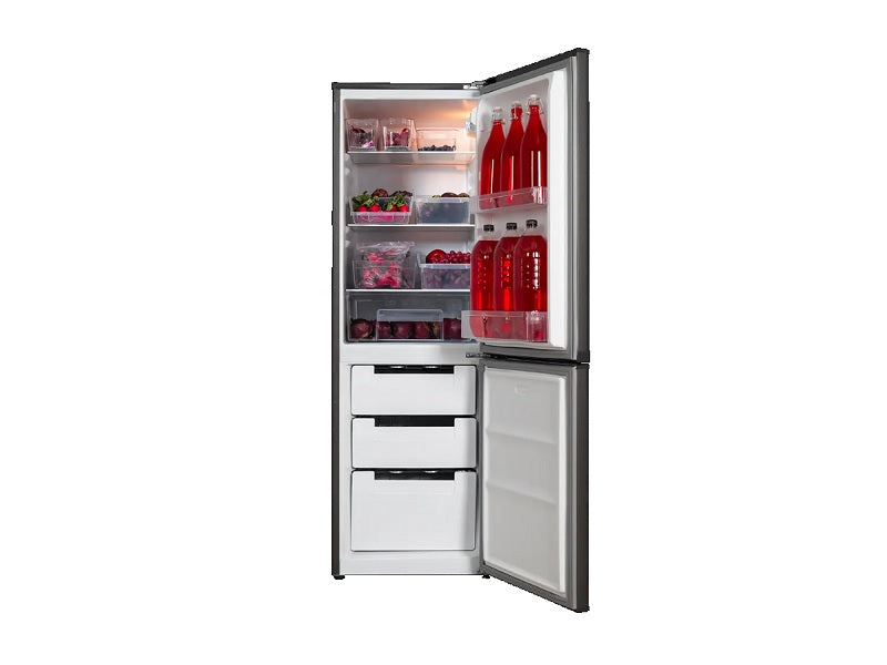 KIC 239L Bottom Freezer Fridge Grey