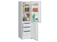 KIC 239L Bottom Freezer Fridge White
