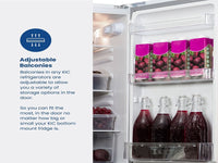 KIC 276L Water Dispenser Bottom Freezer