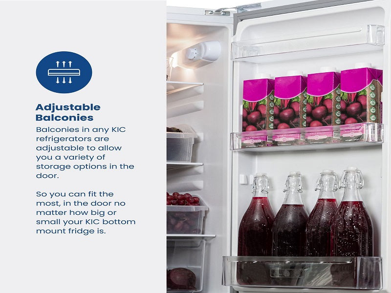 KIC 276L Water Dispenser Bottom Freezer