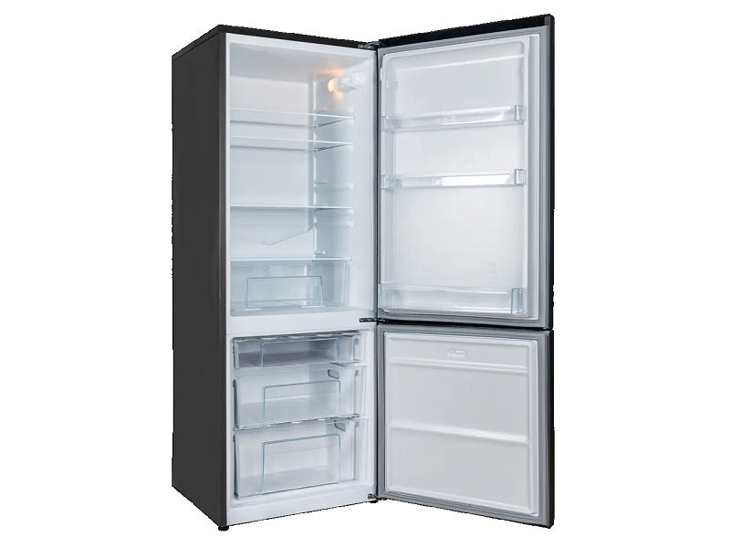 KIC 314L Bottom Freezer Fridge Grey