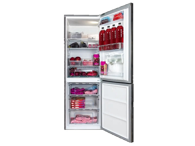KIC 344L Bottom Freezer Fridge Grey