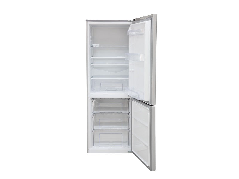 KIC 344L Bottom Freezer Fridge Metallic