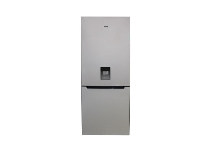 KIC 344L Bottom Freezer Fridge Metallic