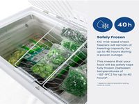 KIC 285L Chest Freezer White