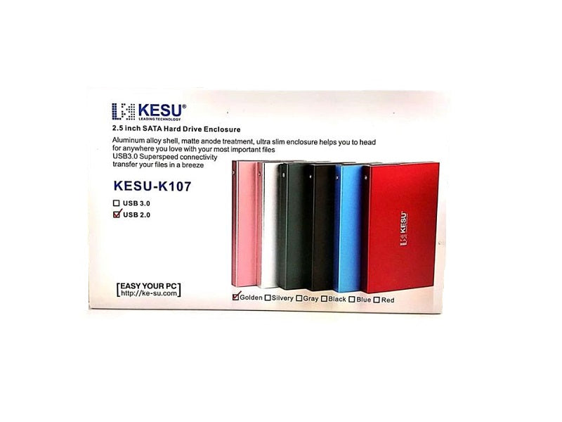 KESU 2.5" Hdd Enclouser Usb2.0 Kesu-K107
