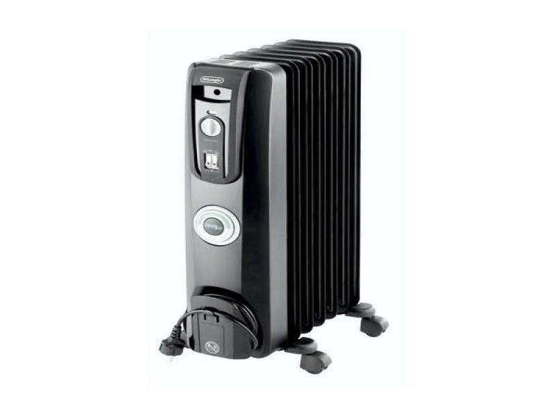 DELONGHI 7 Fin Oil Heater Black
