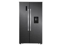 KELVINATOR 518L Side By Side Fridge Blk