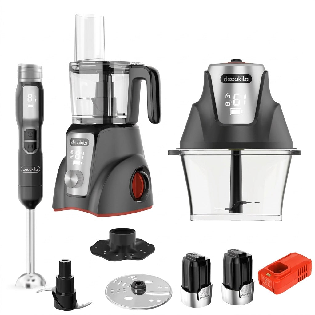 Decakila 3-in-1 Cordless Blender Set 16V