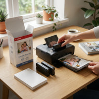 Canon Selphy KP-108IN Colour Ink and Paper Set - 108 Sheets, 4x6", CP Series Compatible