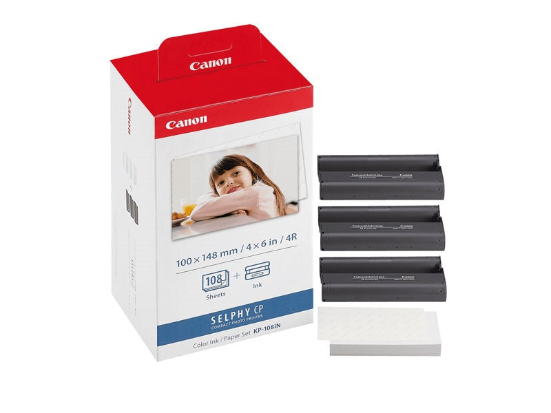 Canon Selphy KP-108IN Ink and Paper