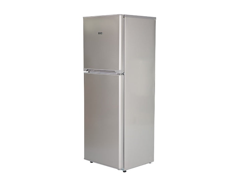KIC 170L Top Freezer Fridge Metallic