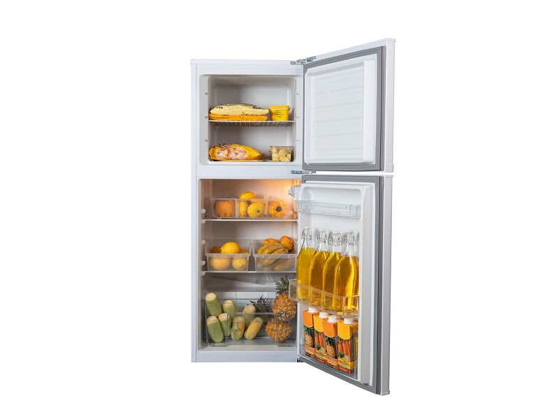 KIC 170L Top Freezer Fridge White