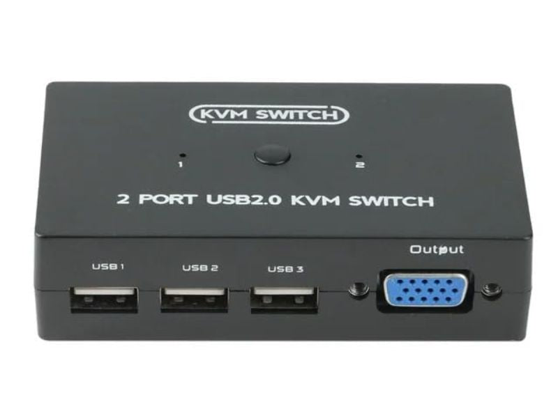 2 Port Manual Vga Kvm Switch