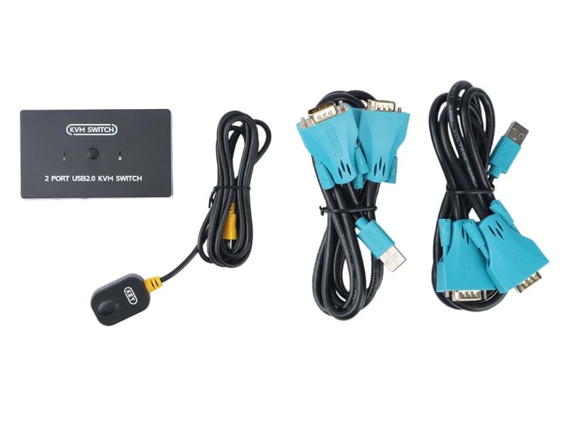 2 Port Manual Vga Kvm Switch