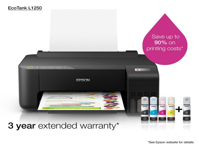EPSON L1250 Ecotank A4 Wi-Fi Printer