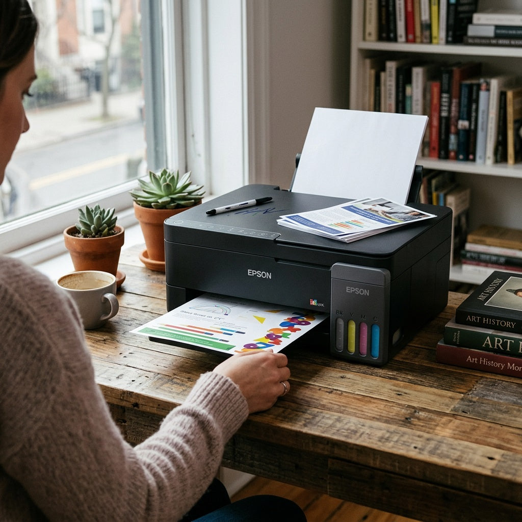 Epson EcoTank L3351 A4 Wi-Fi Multifunction Ink Tank Printer - Print, Copy, Scan – view 2