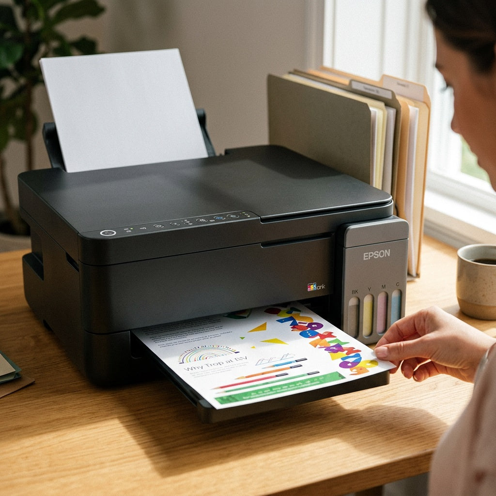 Epson EcoTank L3351 A4 Wi-Fi Multifunction Ink Tank Printer - Print, Copy, Scan – view 3