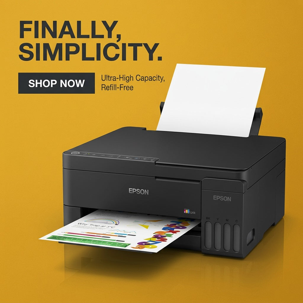 Epson EcoTank L3351 A4 Wi-Fi Multifunction Ink Tank Printer - Print, Copy, Scan – view 4