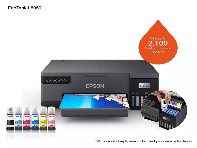 Epson EcoTank L8050 A4 Colour Inkjet Pri