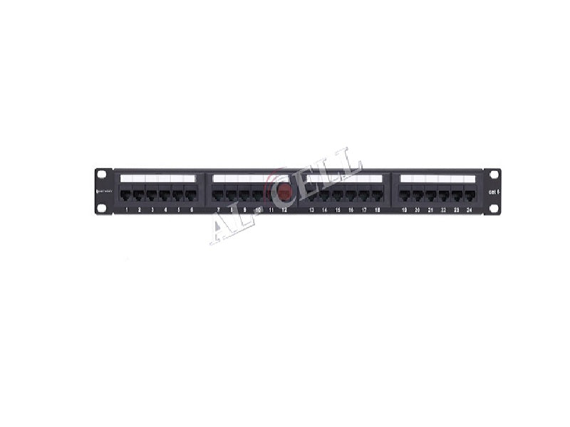 24 Port Cat6 UTP Rack Mount Patch Panel