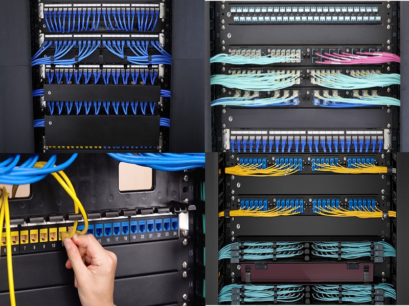 24 Port Cat6 UTP Rack Mount Patch Panel