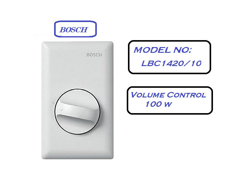 BOSCH Volume Control 100W Mk Double