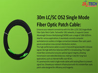 FIBRE Patch Cable 30M Lc To Sc Single Co