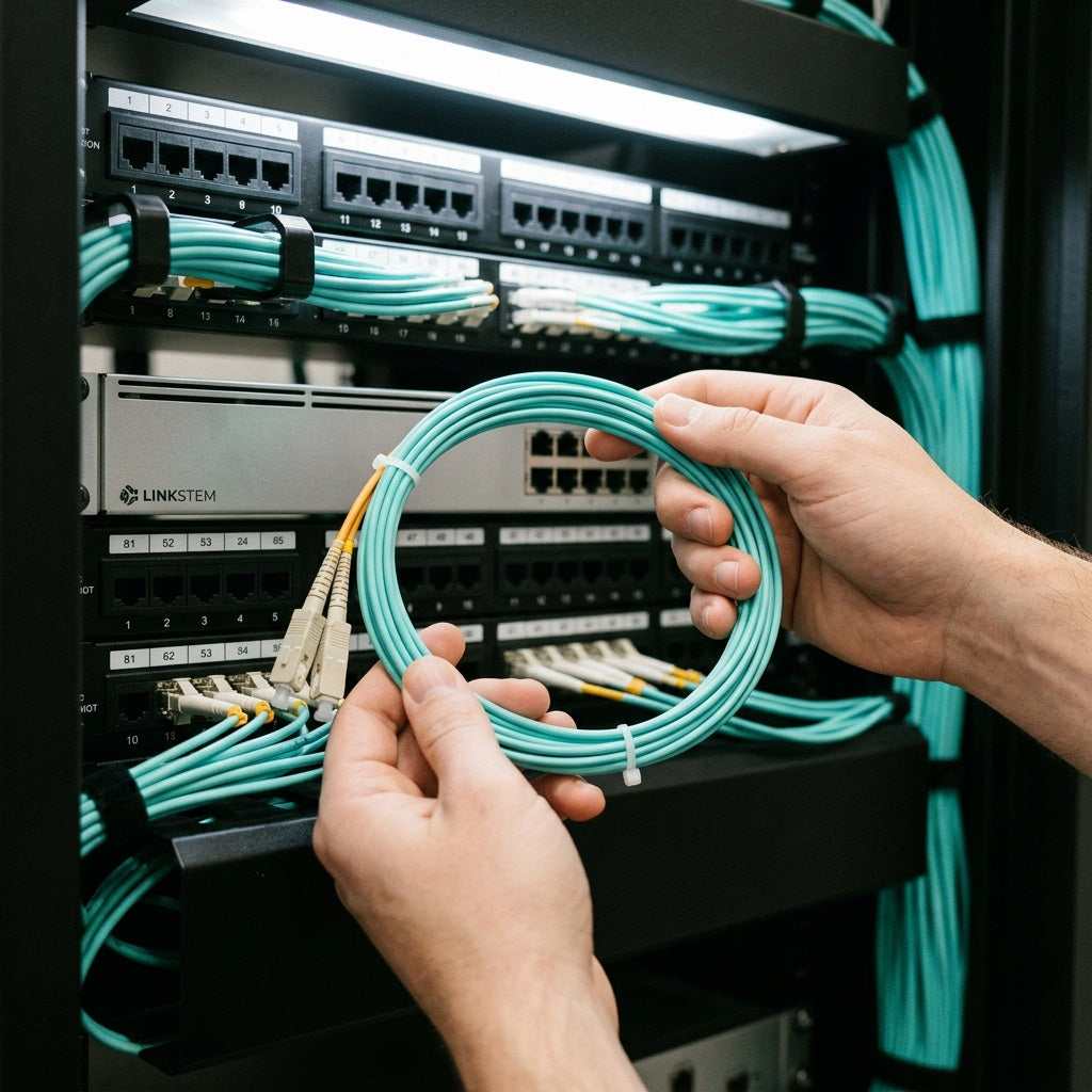 FIBRE Patch Cable LC/SC 3M Single Mode – view 2