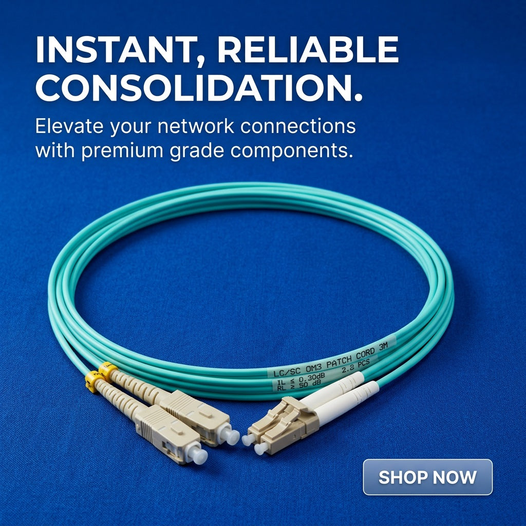 FIBRE Patch Cable LC/SC 3M Single Mode – view 4