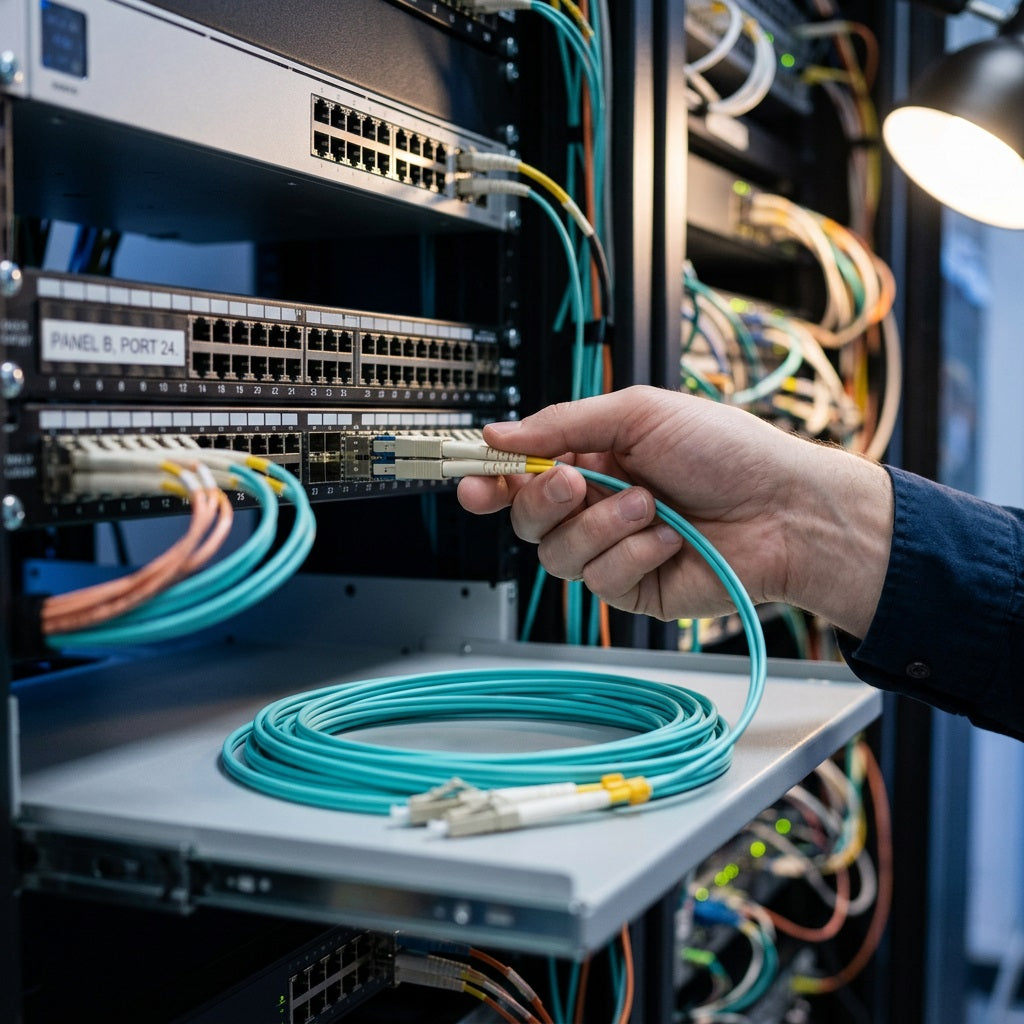 FIBRE Patch Cable LC/SC 5M Single Mode – view 2