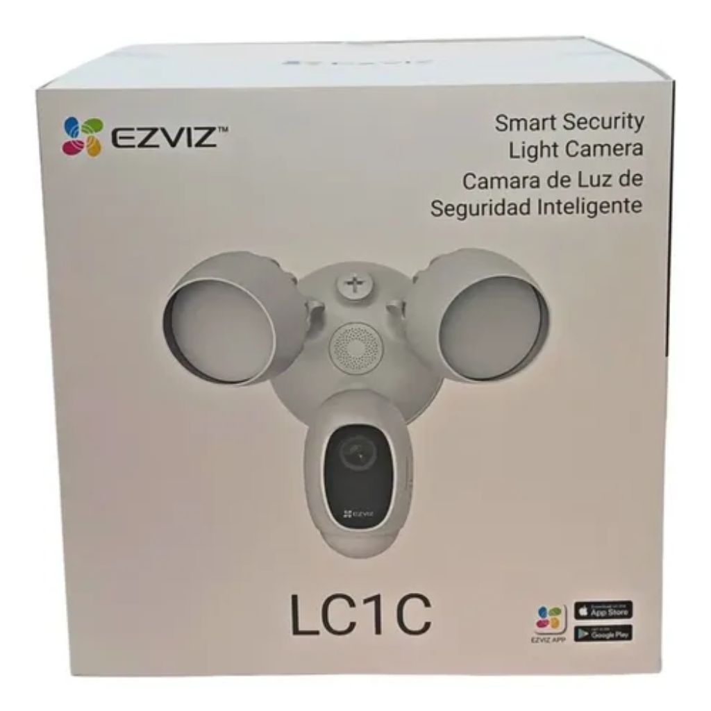 EZVIZ LC1C Smart Security Light Camera 1080p Wi-Fi Outdoor Floodlight Camera (Pre-Loved)