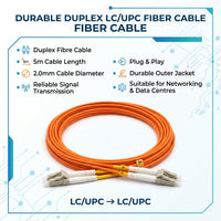 FIBRE Patch Cable LC/LC 5M Single Mode