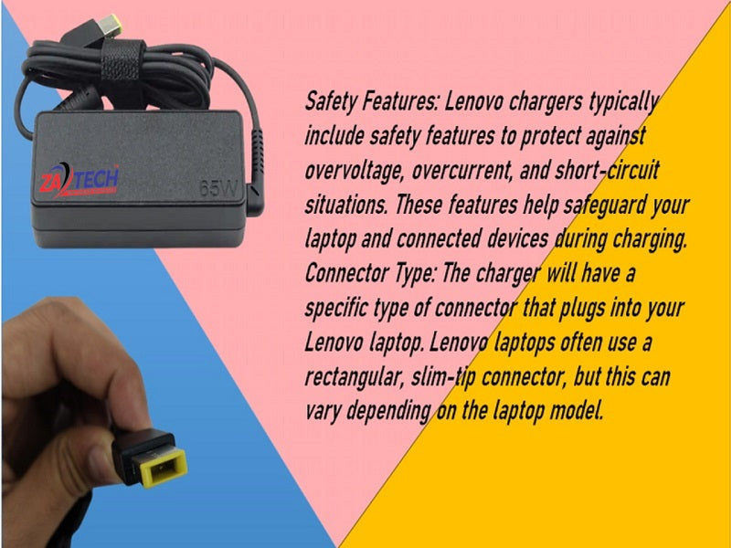 LENOVO Laptop Charger 20V-3.25A Usb
