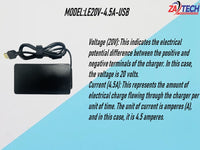 LENOVO Laptop Charg 20V-4.5A Usb Type
