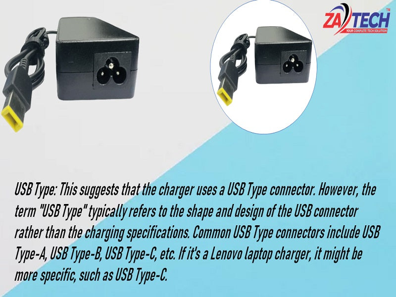 LENOVO Laptop Charg 20V-4.5A Usb Type