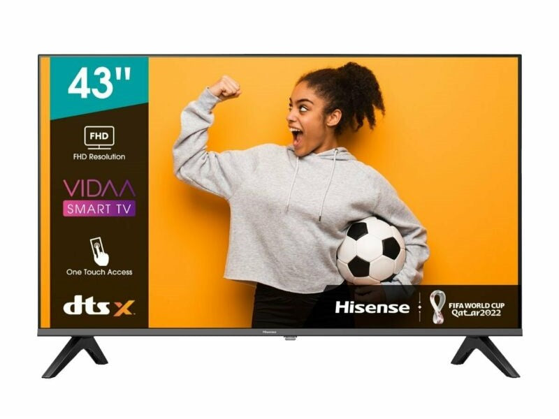 HISENSE 43" Hd Smart Tv Bezeless Vidaa