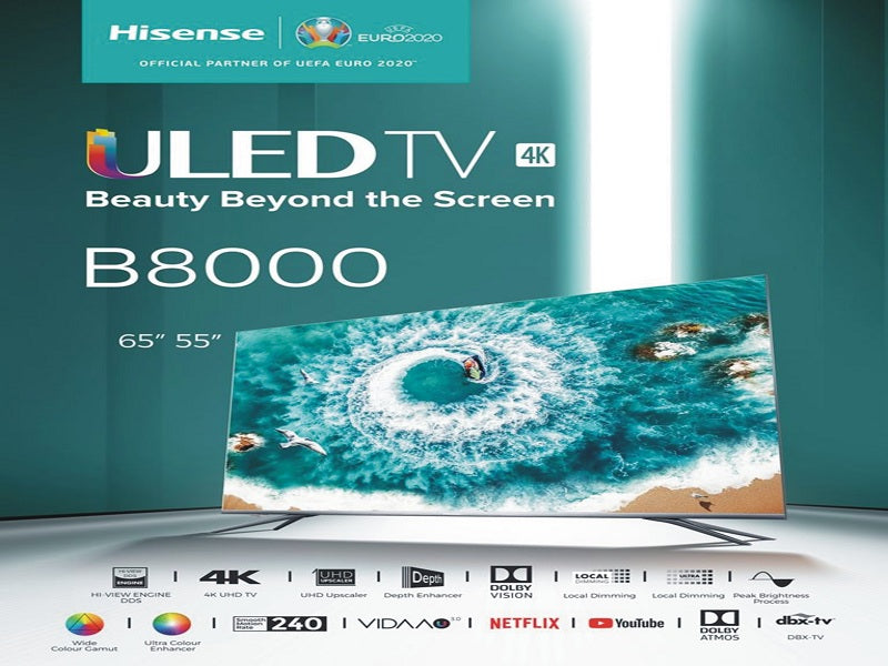HISENSE 55" Uled Smart Tv Dolby Vision