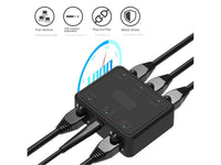 ZATECH 1X4 RJ45 SPLITTER 1GBPS BLACK