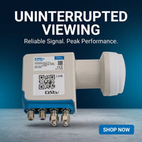 DStv Smart LNB LMX501i 4-Port - 3 UniCable + 1 Universal Output, 30 User Bands, for Explora & XtraView – view 4