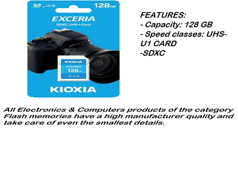 KIOXIA 128Gb Full Hd Video Record Memory