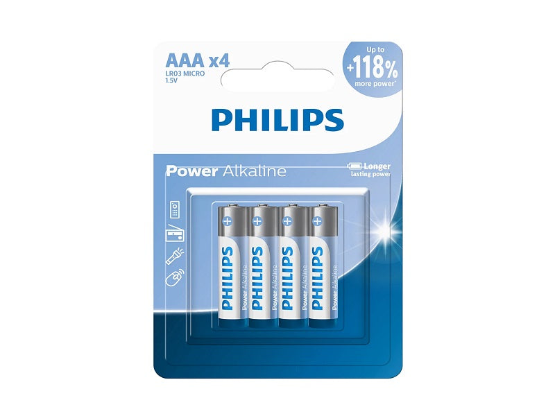 PHILIPS Power Alkaline Aaa Battery 1.5V