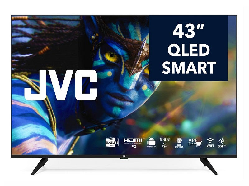 JVC 43” QLED Smart Tv