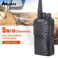 MUAN Uhf Fm Transceiver Walkie Talkie