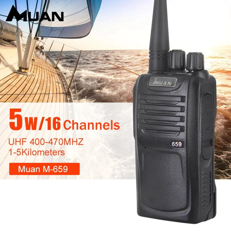 MUAN Uhf Fm Transceiver Walkie Talkie